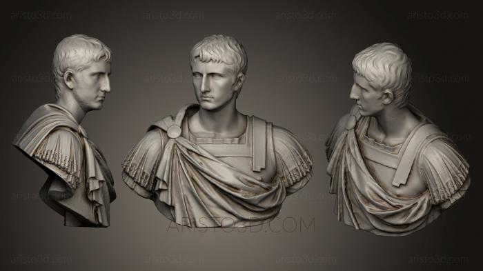 Busts and heads antique and historical (BUSTA_0389) 3D model for CNC machine